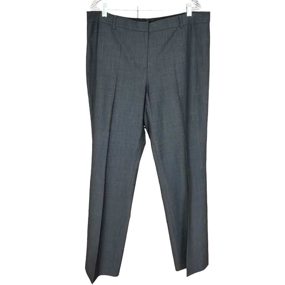 Jones NY Platinum Collection Easy Care Dress - Suit Pants Gray Size 16